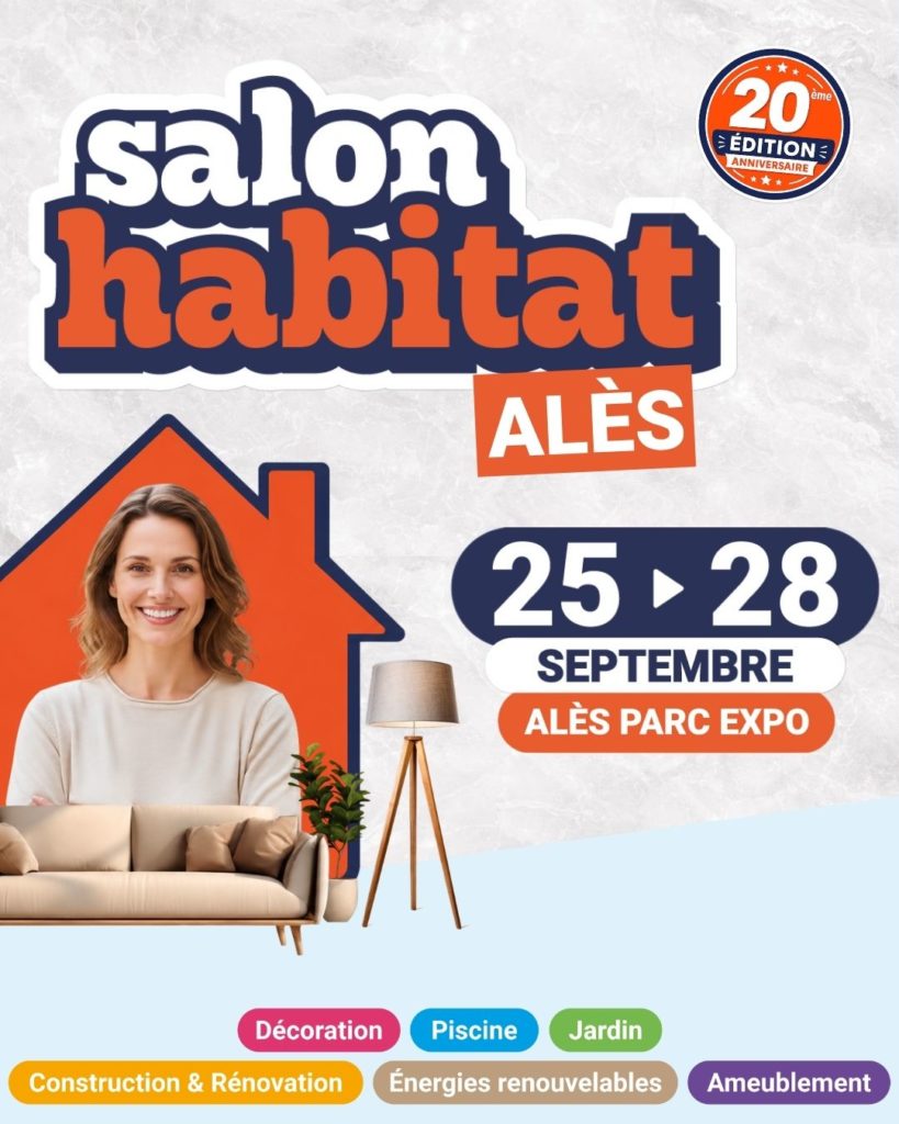 Affiche du Salon de l'Habitat d'Alès 2026